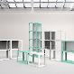 detail image1 YOURSHELF 3 tier display shelves - mint