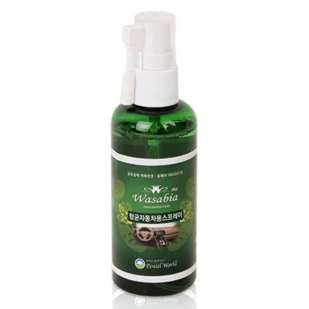 Antibacterial spray for cars