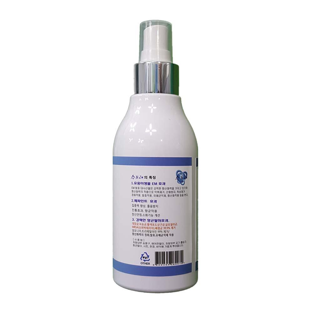 Supre  antimicrobial deodorant for vehicles (Peppermint)