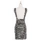 detail image2 op2521 Check Mid-Thigh Suspender Dress