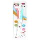full image Dirt BYE Cleaning Tool - White Pink and Sky Blue