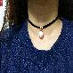 detail image1 G-Blossom Preserved Flower Crispam Choker Necklace white