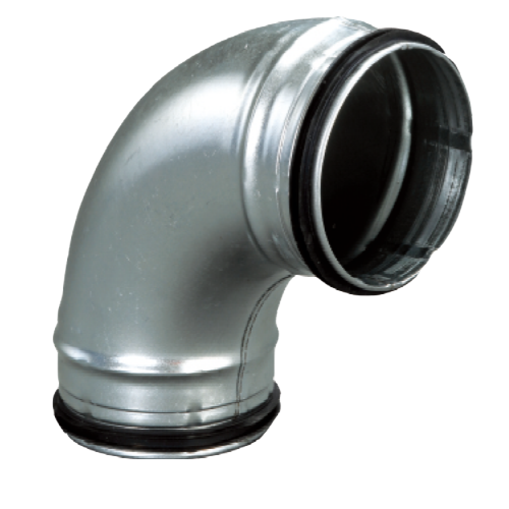 [Spiral Duct] CPT/ETFE Chemical, Heat, Fire Resistant Coated Duct Pipe & Fittings, Lining FM Approva