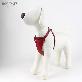 detail image2 Premium leather harness T type (Red)