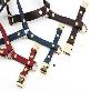 detail image2 Retro leather gold harness(Black)