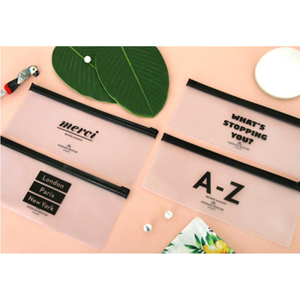 [Plan D] Clear Pouch Slim Design 