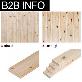 full image [B2B info] Fire retardant & Quasi noncombustible Wood (準不燃木材)