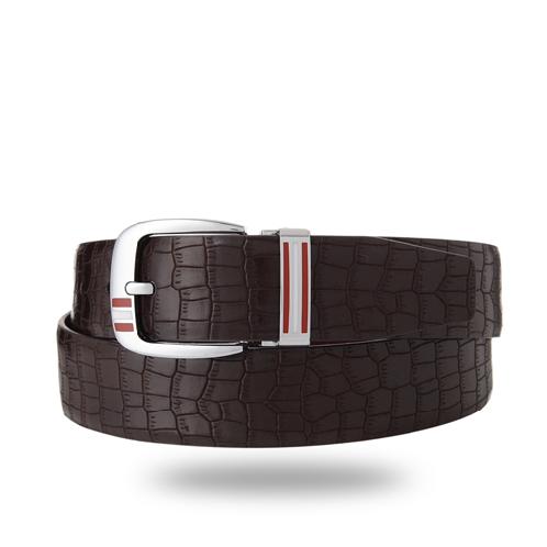 YEUNWOO cowhide Crocodile Pattern BELT x Round  Buckle | cowhide belt , fashion item , lether belt , mens belt, fashion belt,natural leather,mens gift