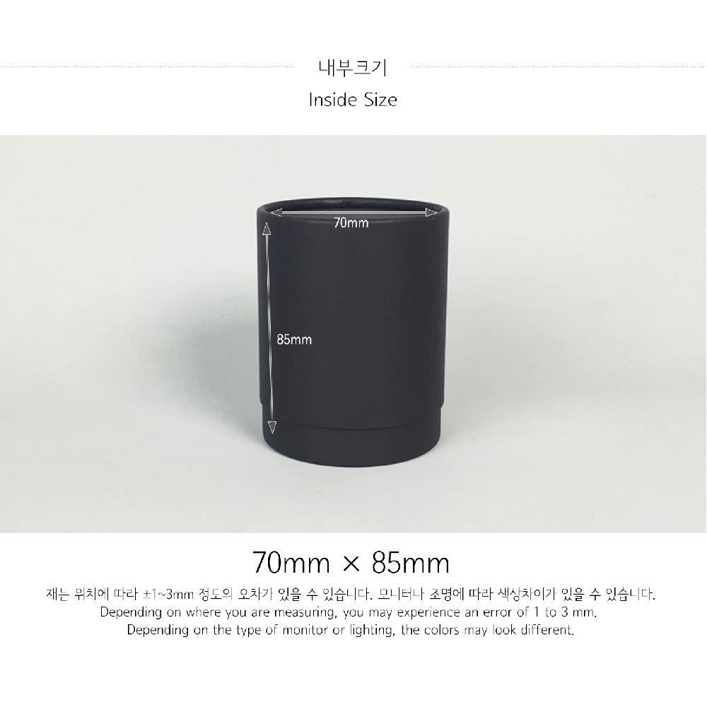 Paper tube box_79x100(Black) Round Candle Soap Cosmetic Packaging Gift Carton Boxes