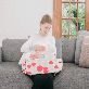 detail image1 Cuna Perfect-Fit Nursing Pillow Red Moon