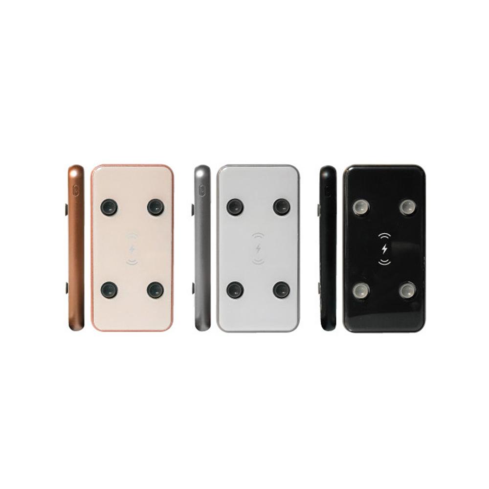 Octocell 5000mAh Wireless Dual USB Quick Charge Power Bank / Black Color