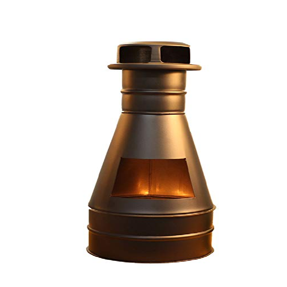 JBWOOD Thin Candle Powered Heater with 100 Candles designed