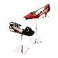 detail image1 BONES Shoe Display Stand Set- Stainless Steel Mirror Finish