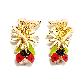 detail image1 [Humming*J] Butterfly and Scarab Harmony Earrings