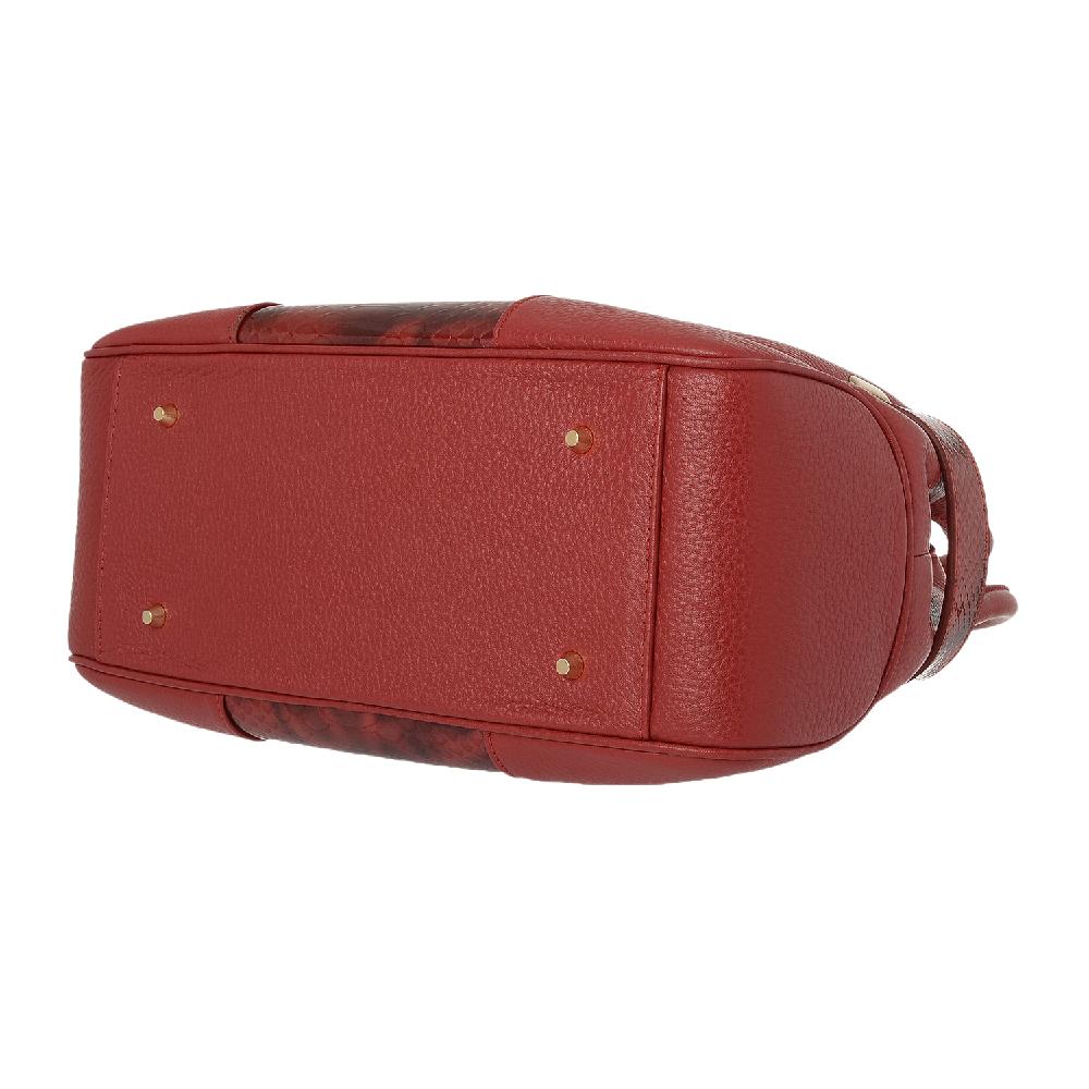 cowhide patternpoint shoulder bag
