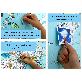 detail image4 Dream Sky D-MAP Decorative Coloring Painting DIY Paper World Map - Emerald GREEN