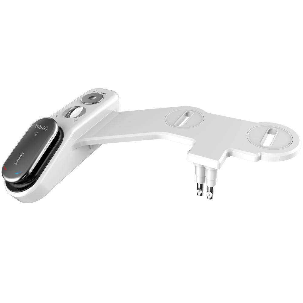 Bobslei Non-Electric Bidet II Chrome Nozzle For Hot & Cold Water Spray Bathroom