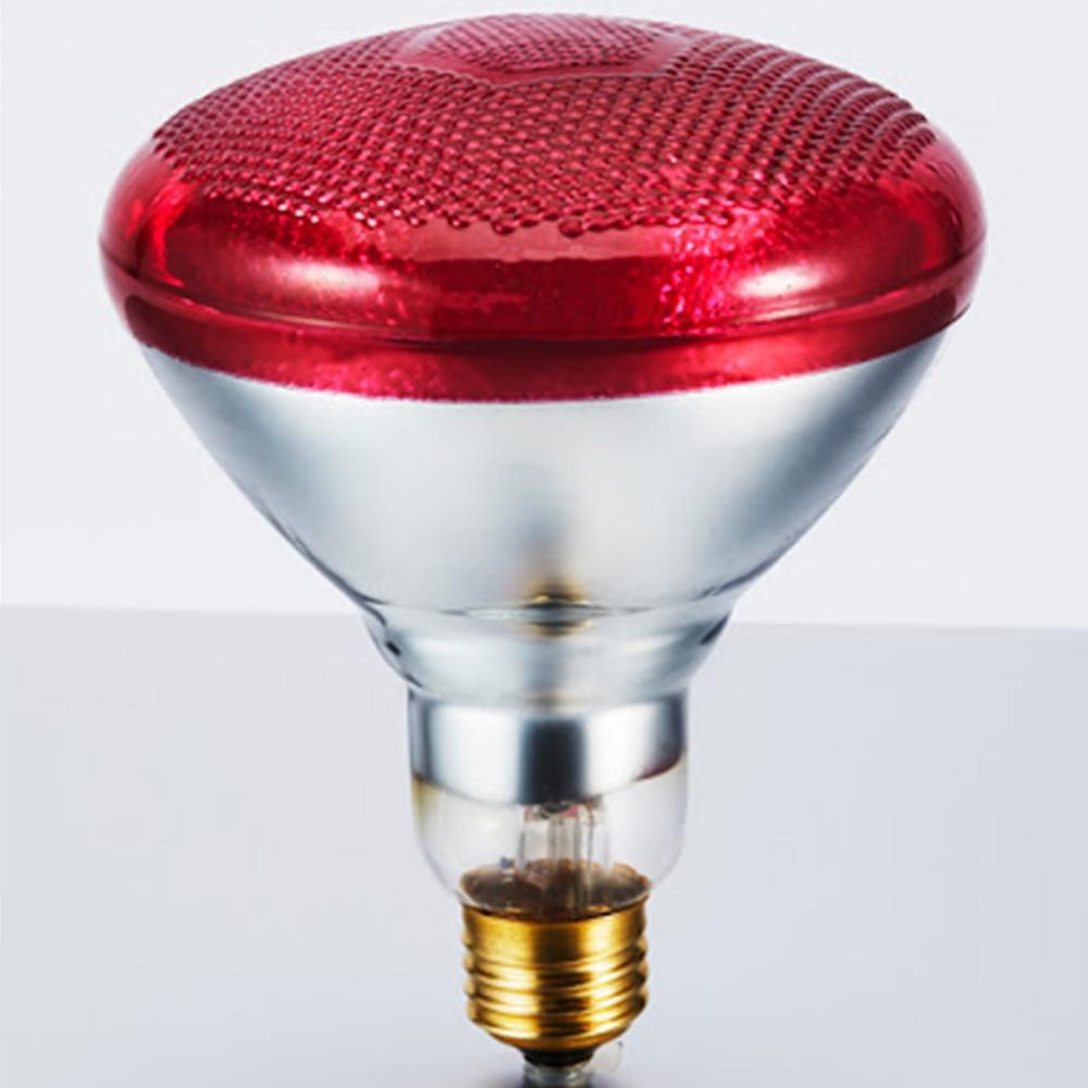JK HEAT PLUS 175W PAR38 Clear Infrared Heat Bulb Hard Glass 10pcs 110-120V