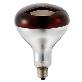 full image JK HEAT PLUS 250W R40 Ruby Infrared Heat Bulb Hard Glass 10pcs 110-120V