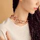 detail image3 Silver embroidery crafted Scarf Necklaces : K330