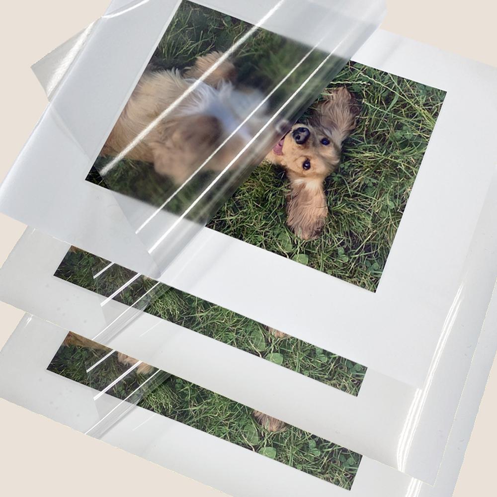 ANYSHEET Laminating Film A4 (100ct) for documents, Photos, Books, Clear Coating Matte