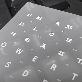 full image Korean Hangul & English Keyboard Sticker Set (2 Sheet) + Rub it On