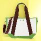detail image1 Neutral Green Canvas_Bag