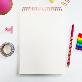 detail image2 Endless Kids Binder My My Spring Note MY IDEAS B5 Plain Note Pad 40Pages, 5Packs