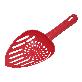 full image JMA&H Inc. Puppy rocket cat toilet sand shovel for time-saving, cinvenient, light and loose (red)