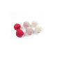 detail image2 6 wool balls(pink)