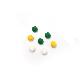 detail image2 6 wool balls(green and yellow)