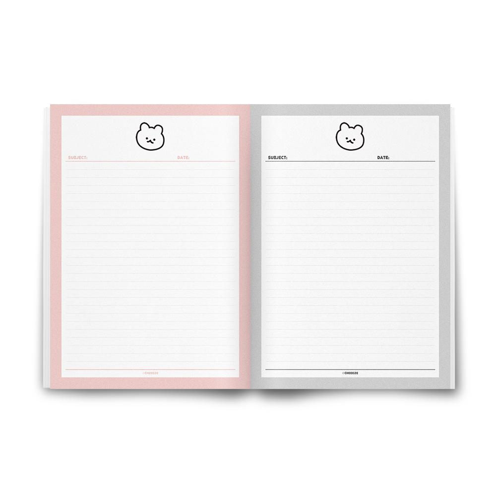 Half line note with a siot bear without bond and detachable per page (Yellow)
