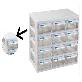 detail image3 JUNGGWANG Multi Use Tool Organizer Box Parts Case Home Office School Document Stationary Organizer