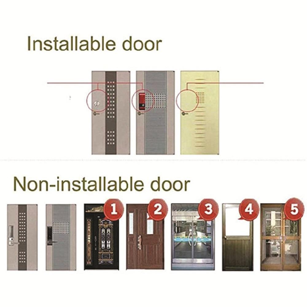 MilreK7-P70FS Smart Digital Door Lock Push Pull Smart Door Lock Fingerprint