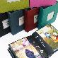 detail image1 Fabric Frame Cover Photo Album 1UP, 5x7 50 Pockets (Forest)