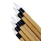 full image Korean Folk Art Quality Natural Wool Barim Shading Brush for Asian folk art, calligraphy, watercolor