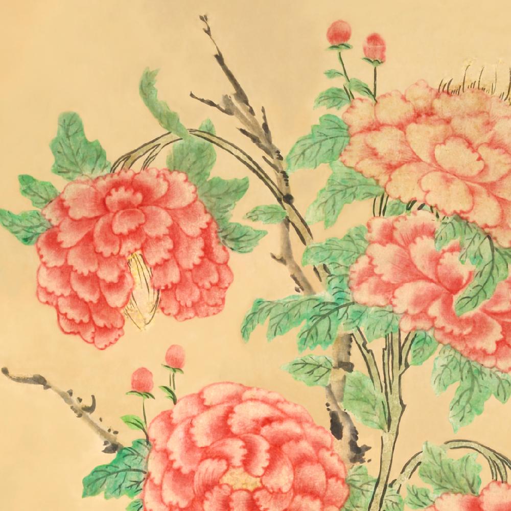 Korean Folk Art Frameless Art Print, minhwa drawing Korean art poster for home  decoration_'Morando'