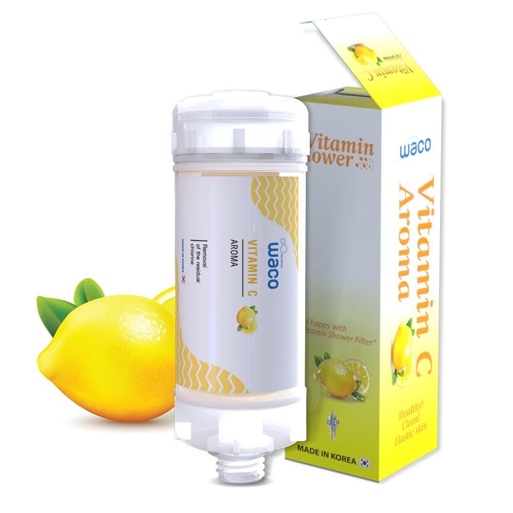 Vitamin Shower Filter Bathroom Water Removes Chlorine Purifier Nature