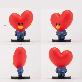 detail image1 BT21 Official BTS Friends Duo Bluetooth Stereo Speaker & Figure Set (Speaker Van + Figure TATA)