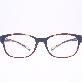 detail image2 ABBA FLEX5155 glasses -MATT BROWN