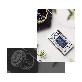 detail image1 gjart Enameling Circled Jewelry Box, Light Pretty Glossy Gorgeous Flower Patterns Storage