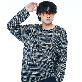detail image2 Craft Knit Pull-Over Blue - men size