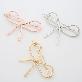 detail image3 Jinccecil ribbon hairpin -Matte Silver