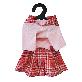full image Rora Check Sailor One-piece (Red / XL size)