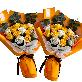 detail image2 Soap Rose Flower Bouquet (Yellow)