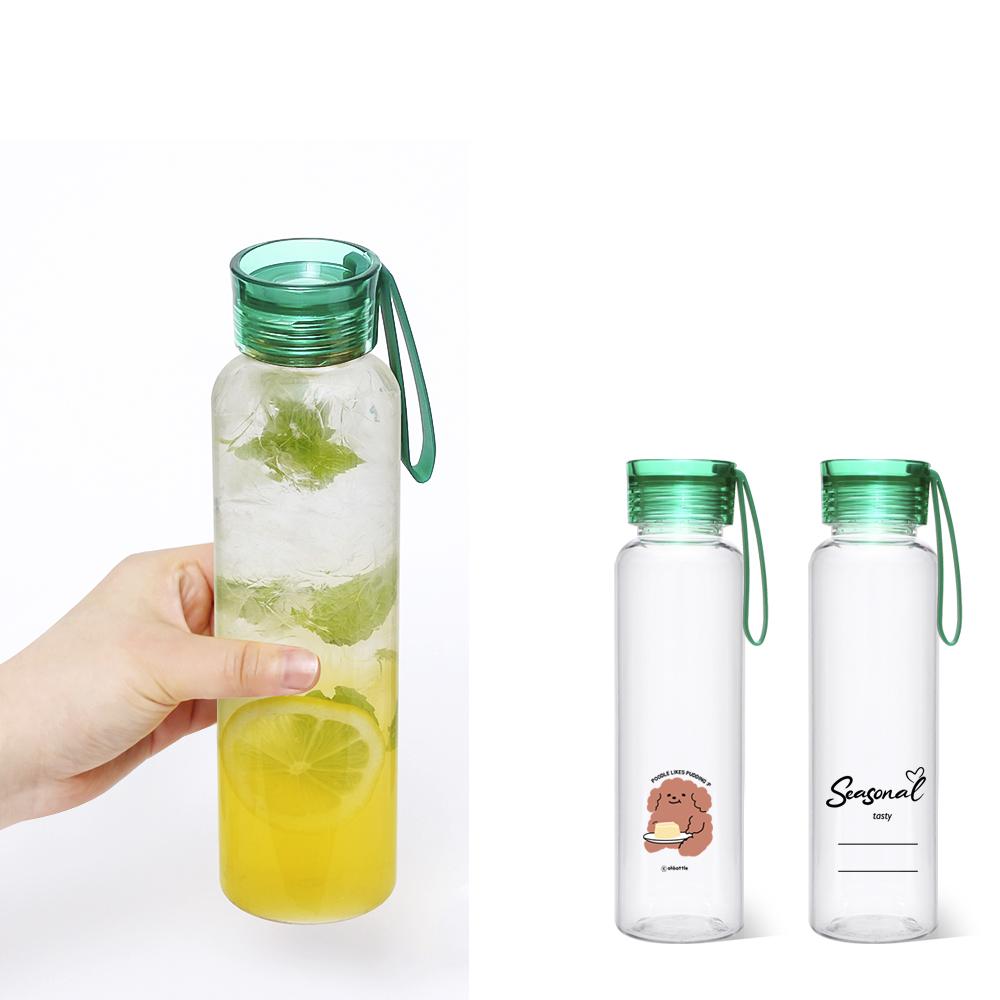 New Bio Ecozen Plastic Water Bottle with handle lid OEM made in Korea - 500ml