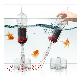 detail image1 iruzio aquarium cleaner 2in1 M set Aquarium Cleaner Fishbowl House Plum Plum Filter Pipe Set