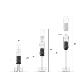 detail image4 iruzio aquarium cleaner 2in1 L set Aquarium Cleaner Fishbowl House Plum Plum Filter Pipe Set