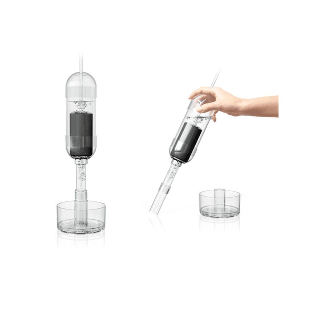 iruzio aquarium cleaner 2in1 L set Aquarium Cleaner Fishbowl House Plum Plum Filter Pipe Set