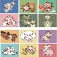 full image Wooaz 12 Chinese Zodiac Animal Character Wall Posters (12 Animals Poster / 1 SET) - Frame not includ